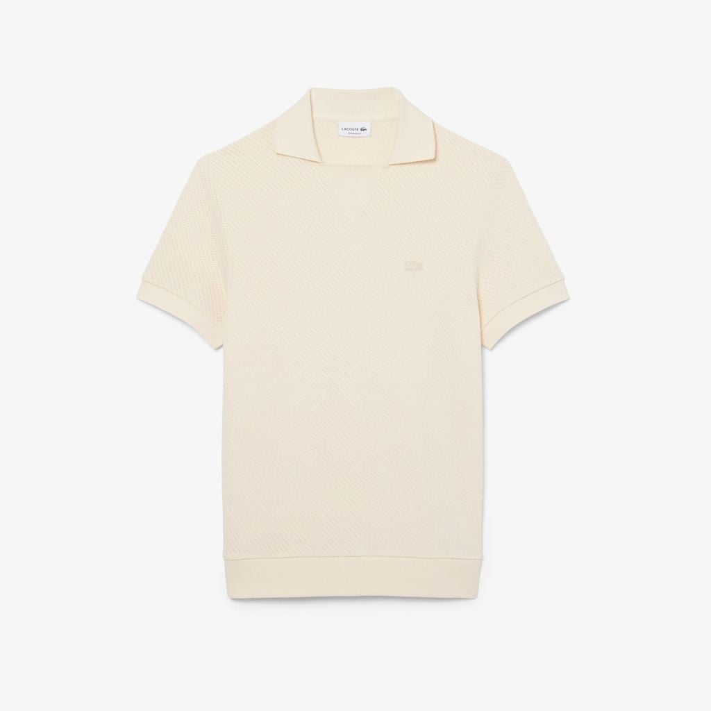 Áo Polo Lacoste Nam Dáng Suông Chất Liệu Cotton Chi Tiết Ren