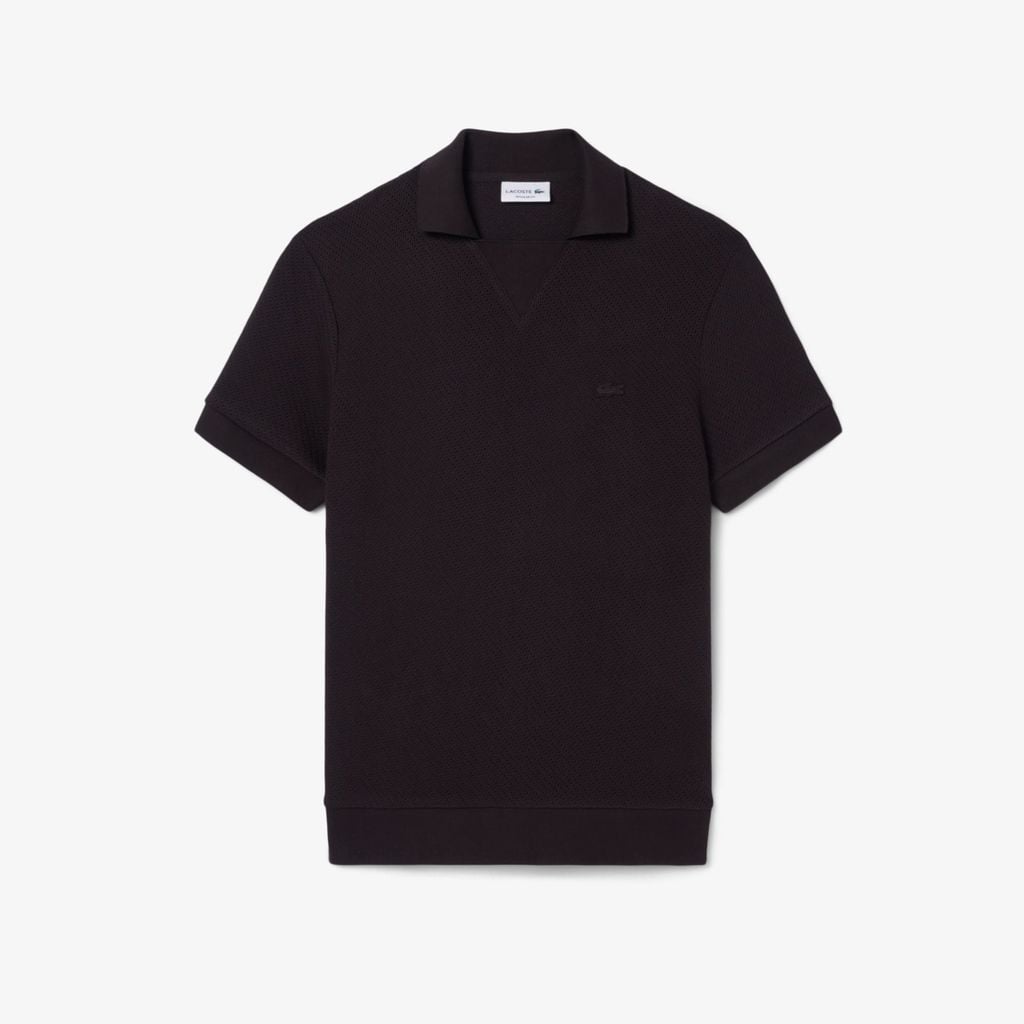 Áo Polo Lacoste Nam Dáng Suông Chất Liệu Cotton Chi Tiết Ren