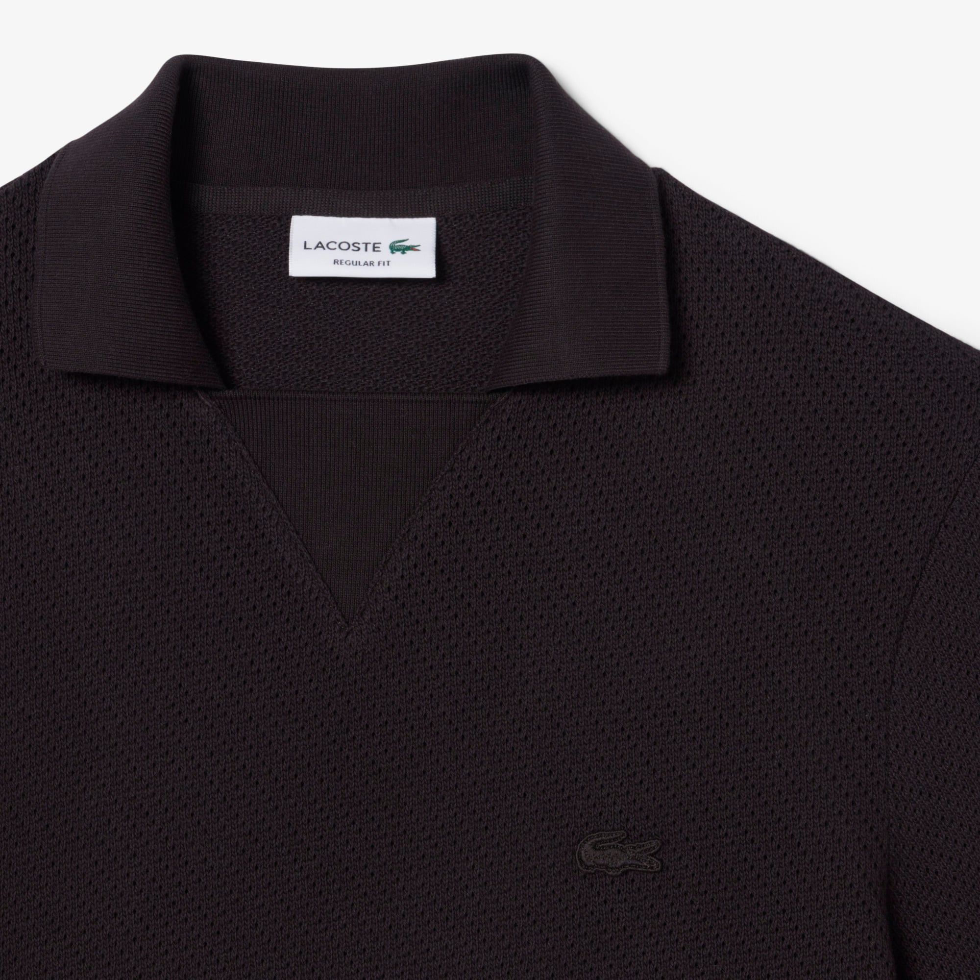 Áo Polo Lacoste Nam Dáng Suông Chất Liệu Cotton Chi Tiết Ren