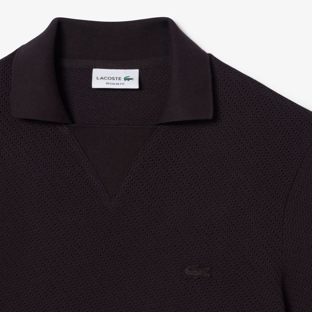 Áo Polo Lacoste Nam Dáng Suông Chất Liệu Cotton Chi Tiết Ren
