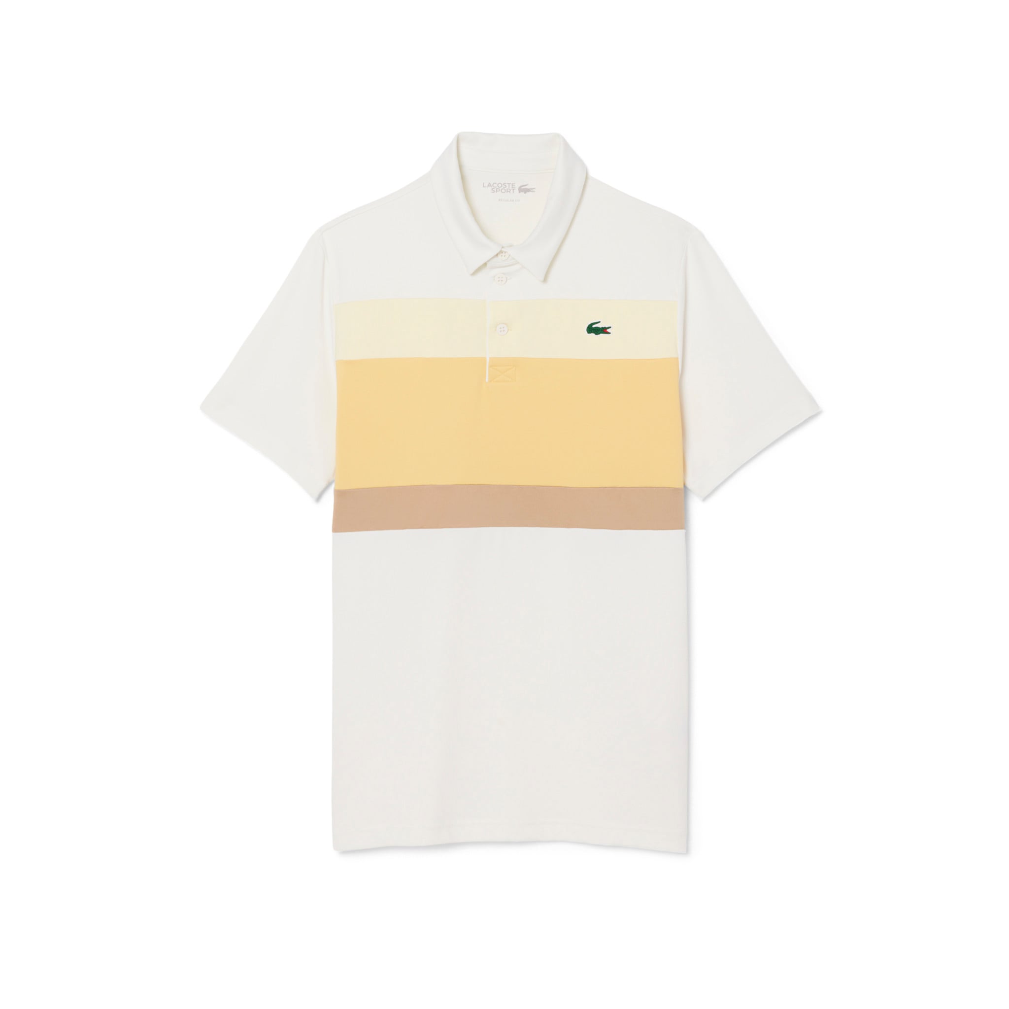 Áo Polo Golf Lacoste Nam Dáng Suông Co Giãn Họa Tiết Color-Block Công Nghệ Thoáng Khí