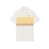 Áo Polo Golf Lacoste Nam Dáng Suông Co Giãn Họa Tiết Color-Block Công Nghệ Thoáng Khí