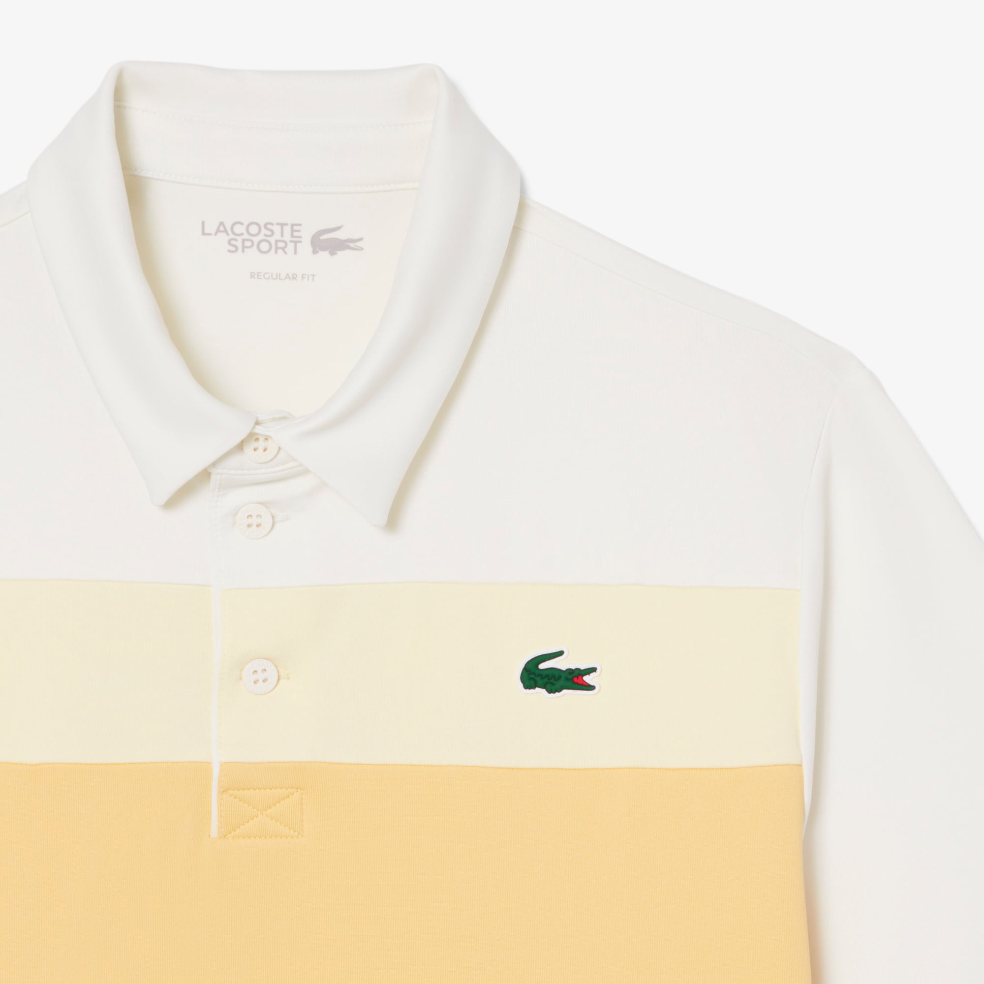Áo Polo Golf Lacoste Nam Dáng Suông Co Giãn Họa Tiết Color-Block Công Nghệ Thoáng Khí