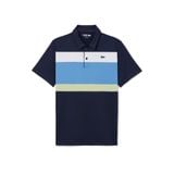 Áo Polo Golf Lacoste Nam Dáng Suông Co Giãn Họa Tiết Color-Block Công Nghệ Thoáng Khí