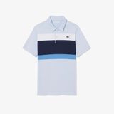 Áo Polo Golf Lacoste Nam Dáng Suông Co Giãn Họa Tiết Color-Block Công Nghệ Thoáng Khí