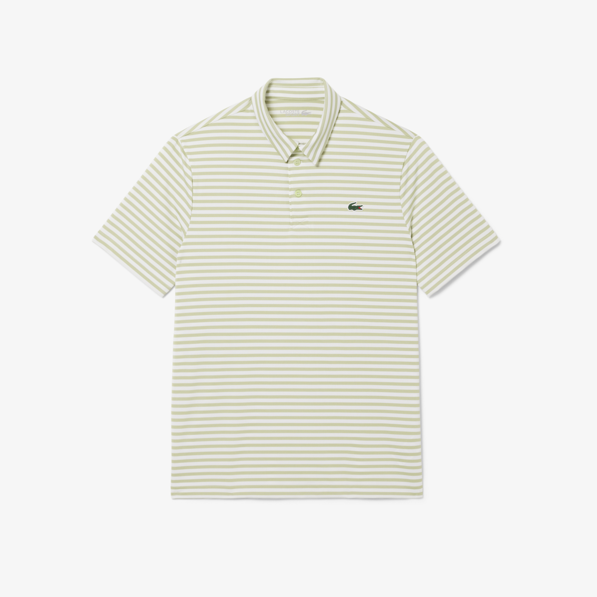 Áo Polo Golf Lacoste Nam Dáng Suông Kẻ Sọc Công Nghệ Thoáng Khí