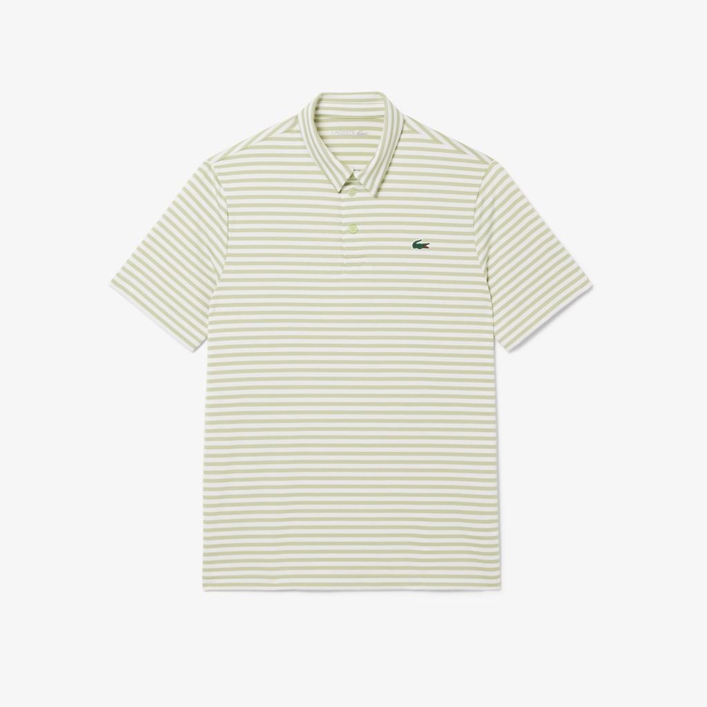 Áo Polo Golf Lacoste Nam Dáng Suông Kẻ Sọc Công Nghệ Thoáng Khí