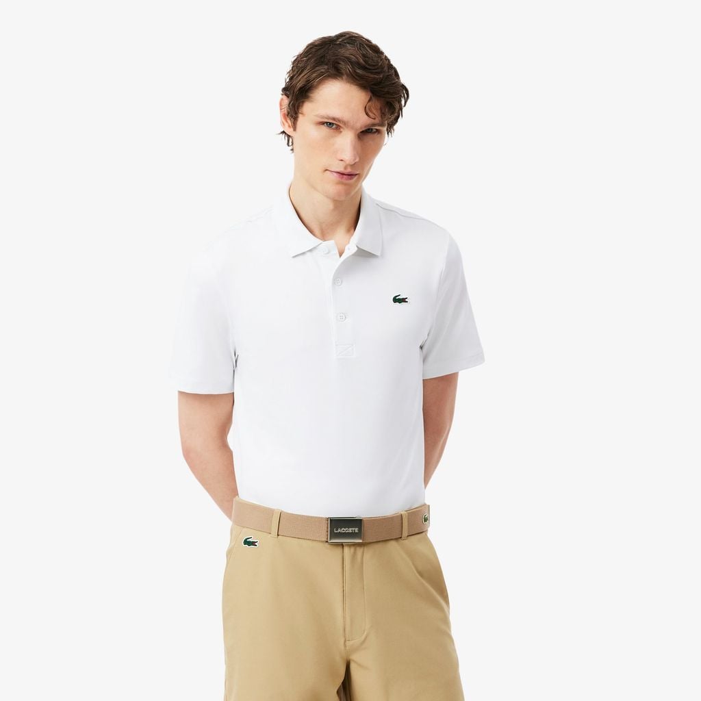 Áo Polo Golf Lacoste Nam Dáng Suông Co Giãn Công Nghệ Thoáng Khí