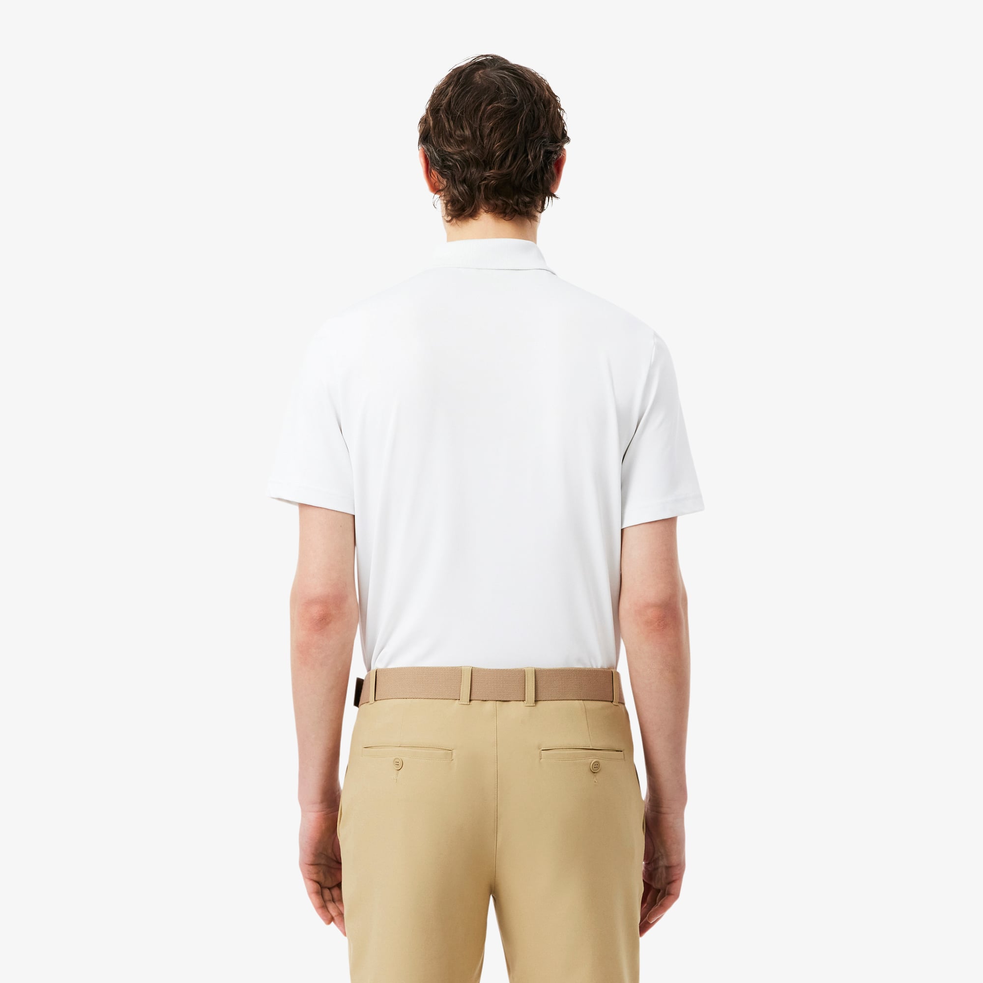 Áo Polo Golf Lacoste Nam Dáng Suông Co Giãn Công Nghệ Thoáng Khí