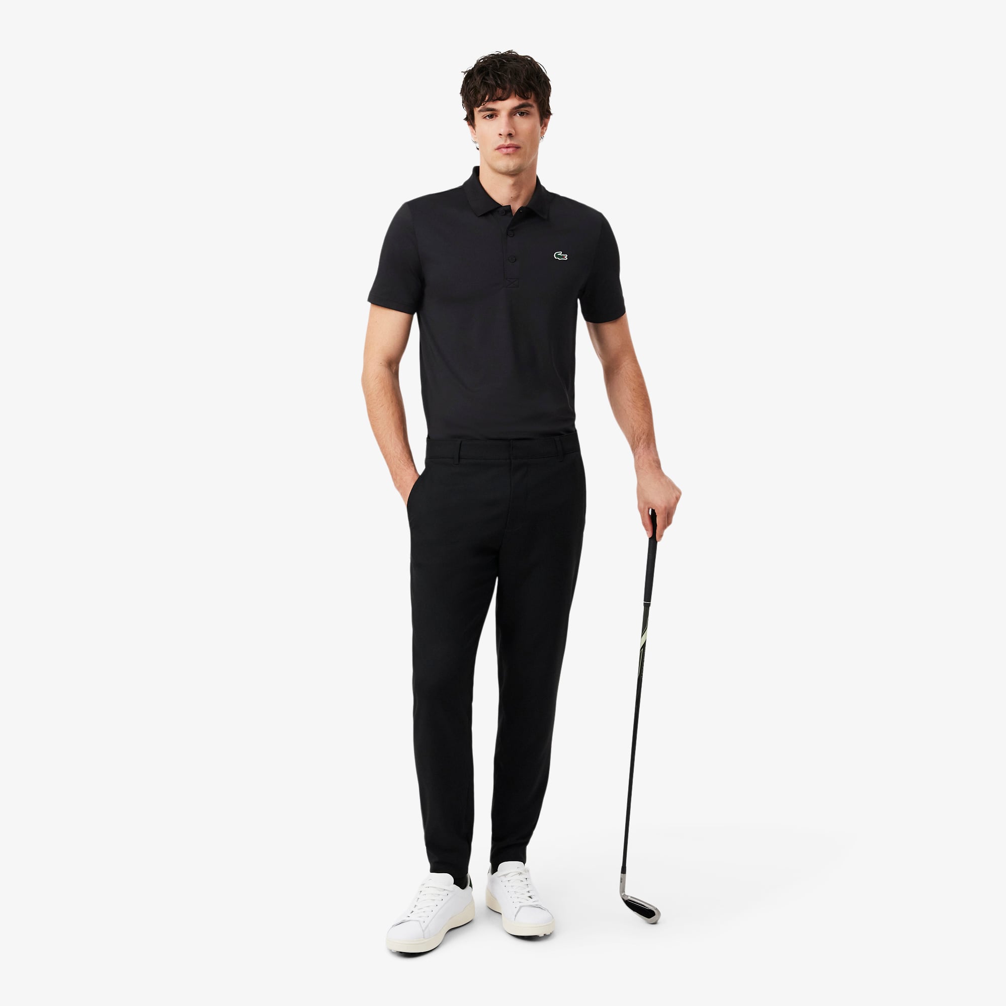 Áo Polo Golf Lacoste Nam Dáng Suông Co Giãn Công Nghệ Thoáng Khí