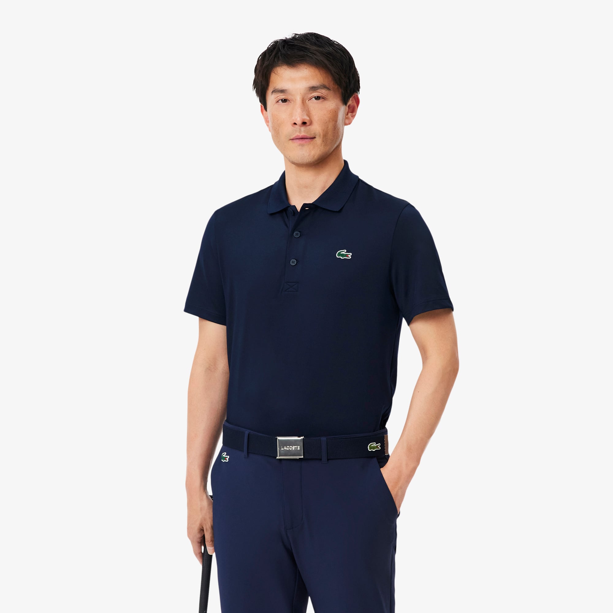 Áo Polo Golf Lacoste Nam Dáng Suông Co Giãn Công Nghệ Thoáng Khí