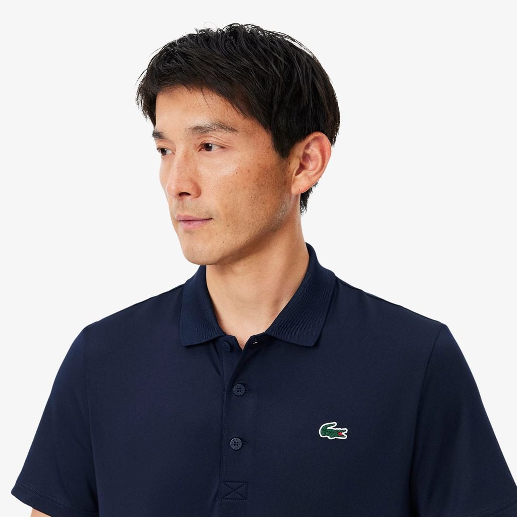 Áo Polo Golf Lacoste Nam Dáng Suông Co Giãn Công Nghệ Thoáng Khí