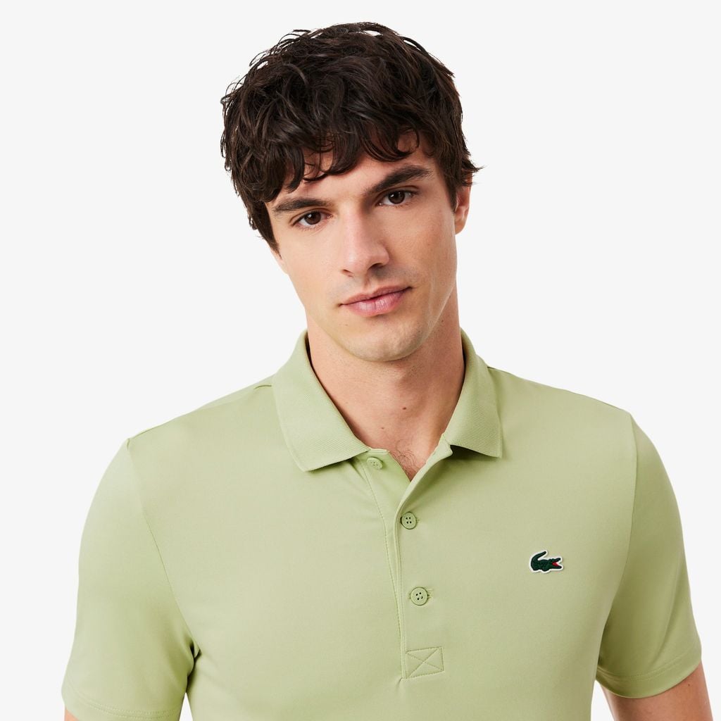 Áo Polo Golf Lacoste Nam Dáng Suông Co Giãn Công Nghệ Thoáng Khí
