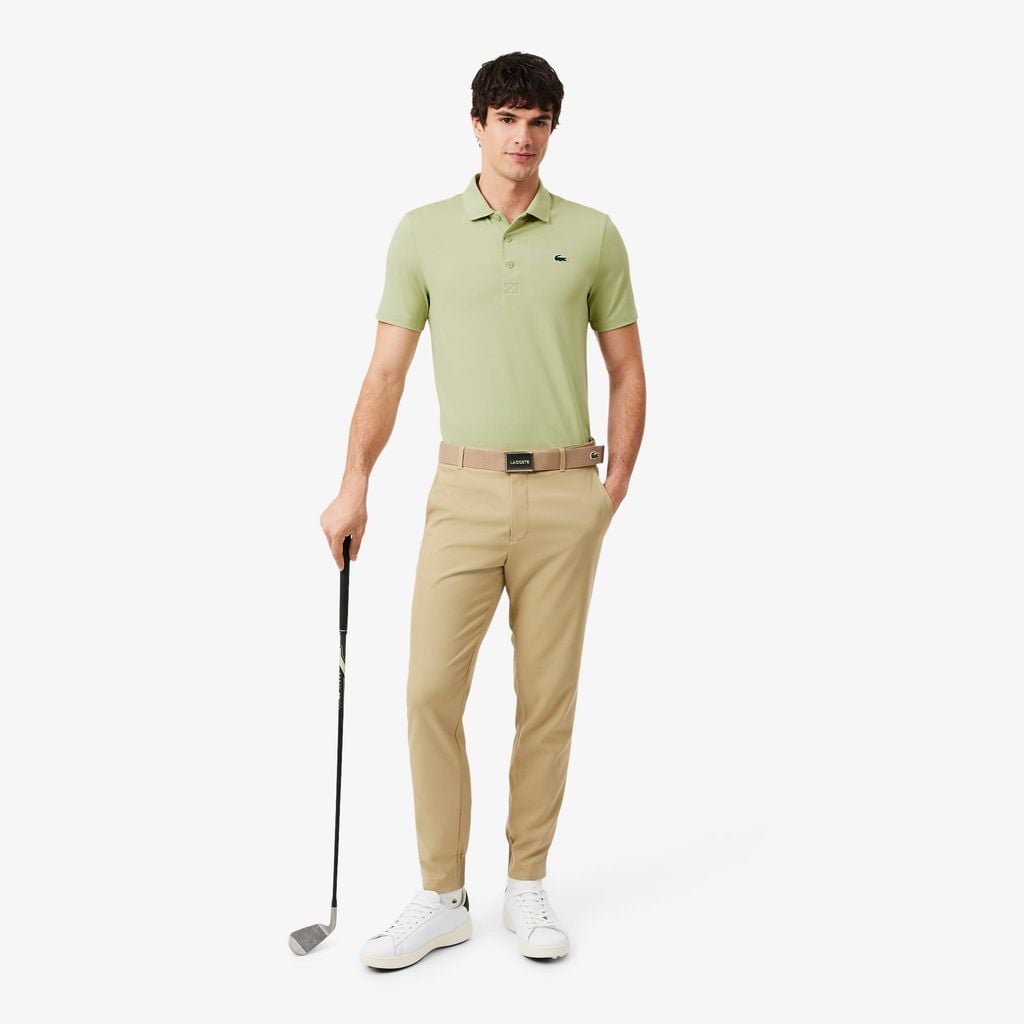 Áo Polo Golf Lacoste Nam Dáng Suông Co Giãn Công Nghệ Thoáng Khí