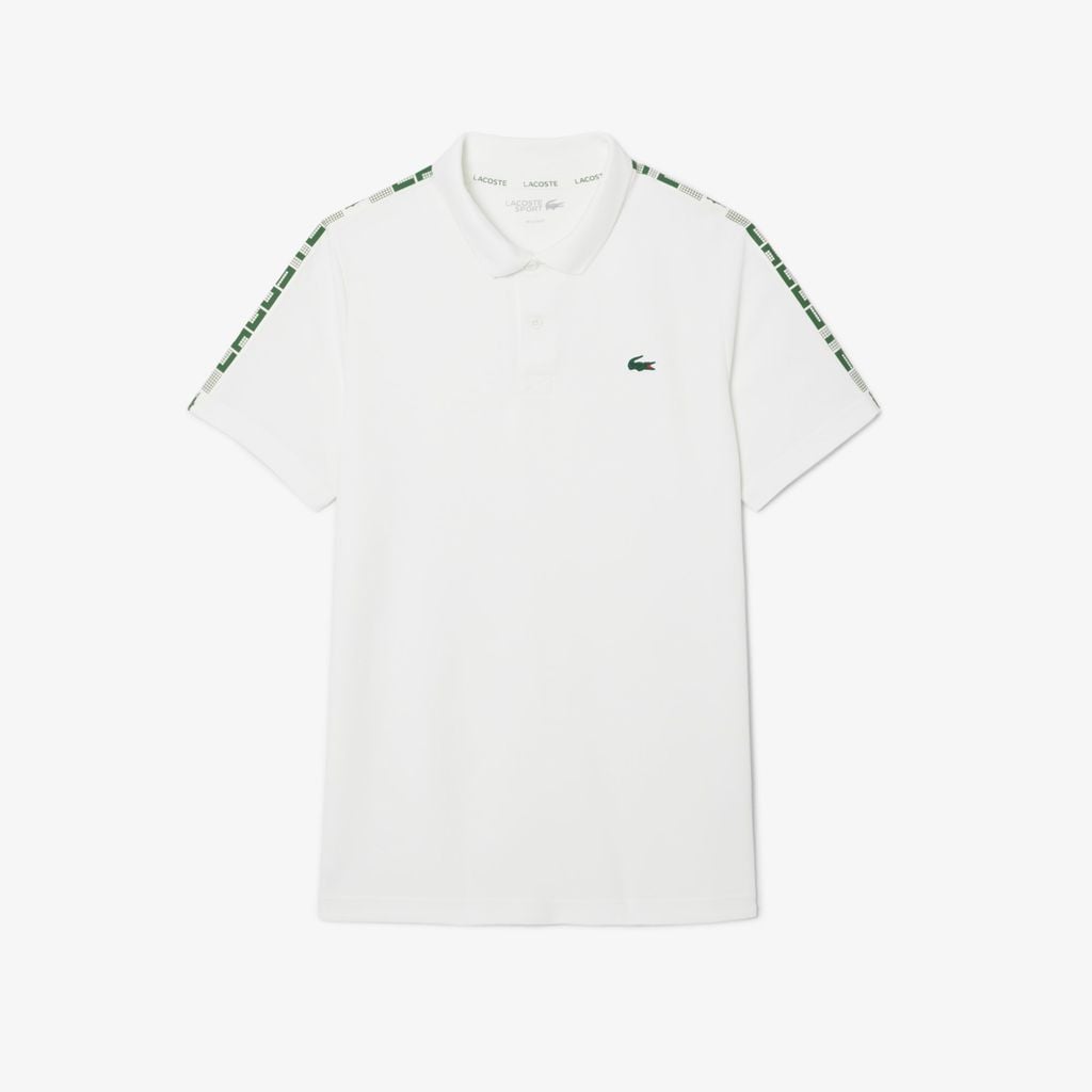 Áo Polo Tennis Lacoste Nam Dáng Suông Sọc Thoáng Khí