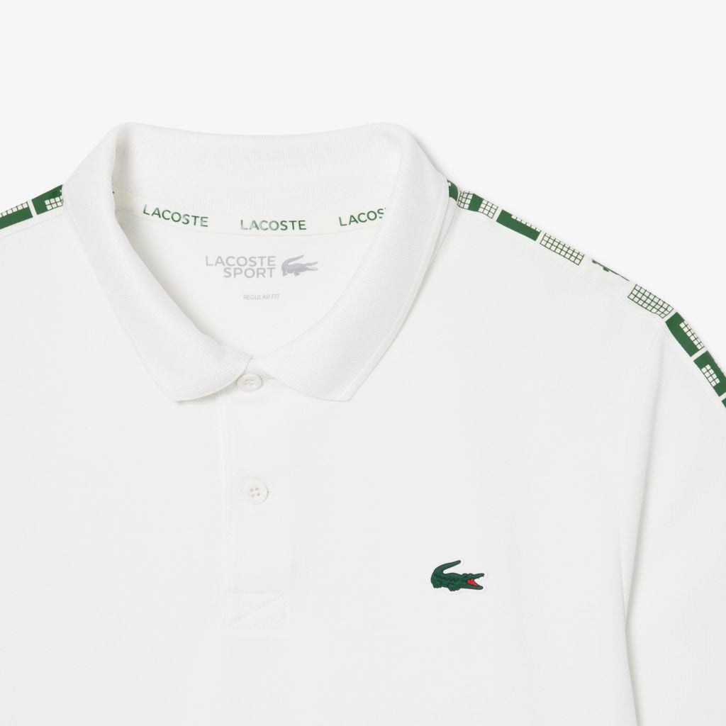 Áo Polo Tennis Lacoste Nam Dáng Suông Sọc Thoáng Khí