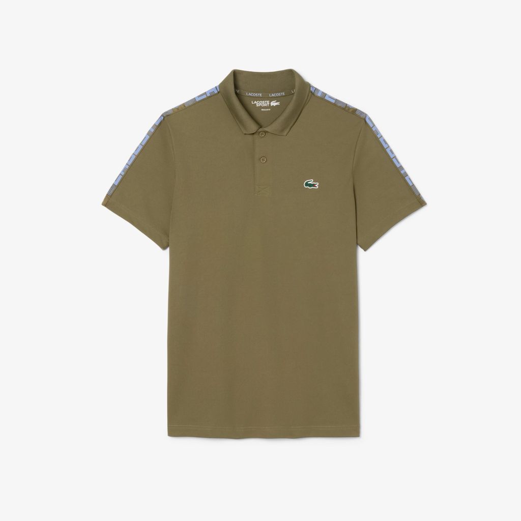 Áo Polo Tennis Lacoste Nam Dáng Suông Sọc Thoáng Khí