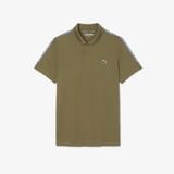 Áo Polo Tennis Lacoste Nam Dáng Suông Sọc Thoáng Khí