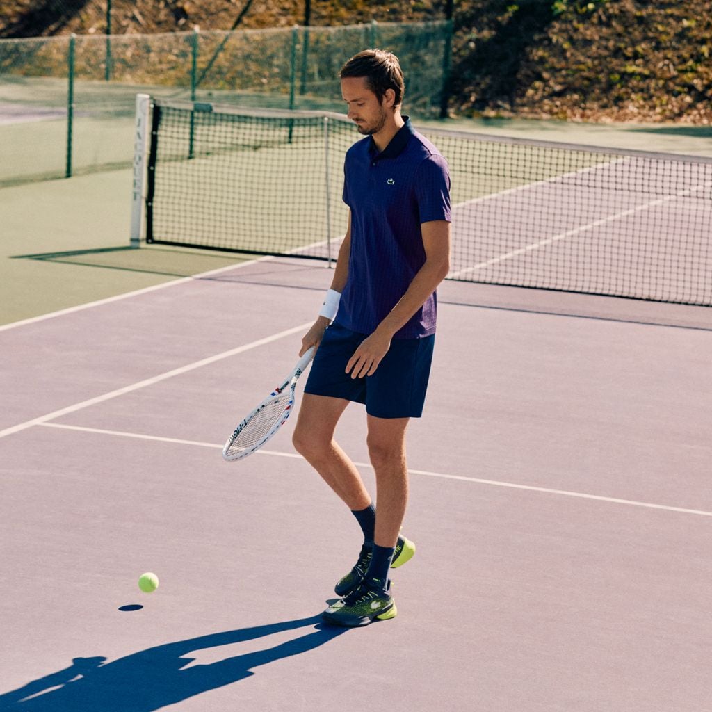 Áo Polo Tennis Lacoste Nam Ôm Dáng Daniil Medvedev