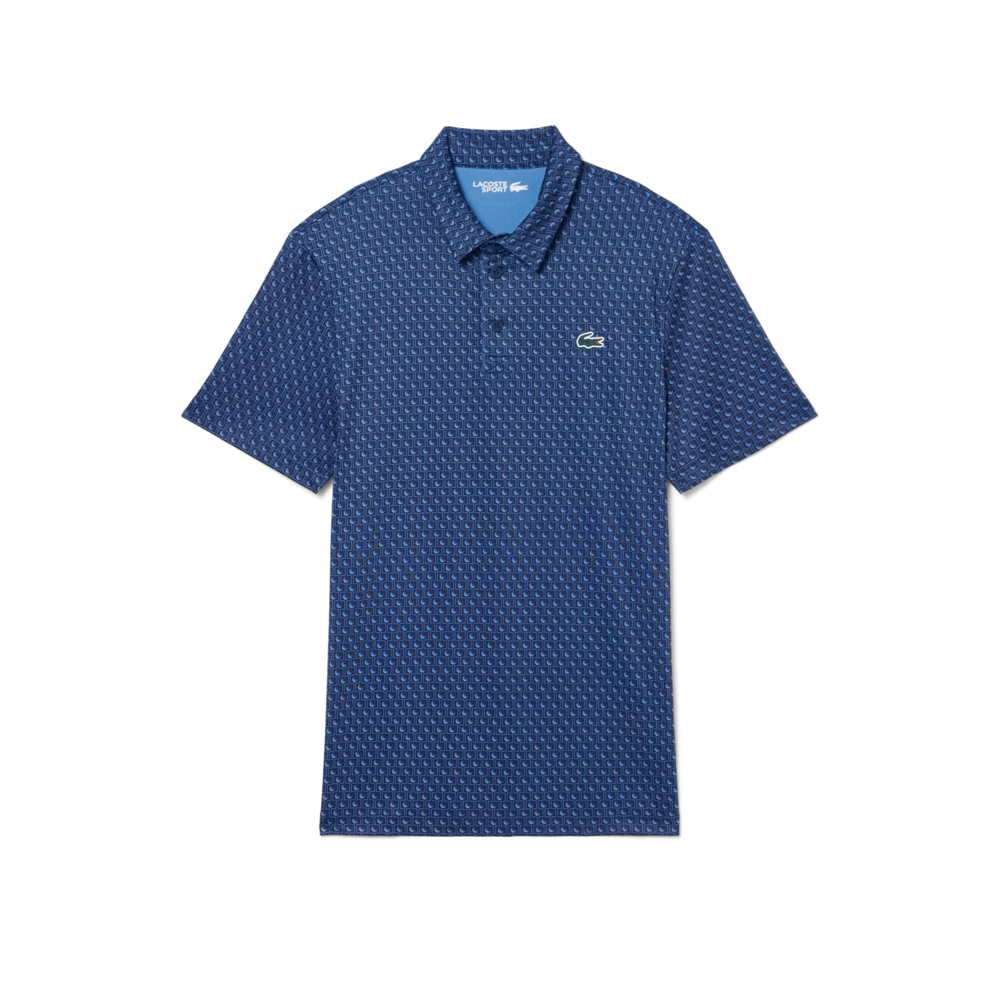 Áo Polo Golf Lacoste Nam Dáng Suông Họa Tiết In