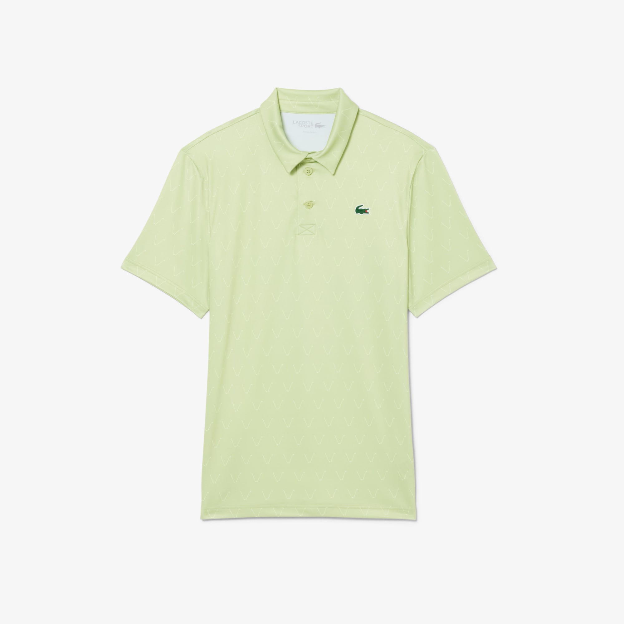 Áo Polo Golf Lacoste Nam Dáng Suông Họa Tiết In