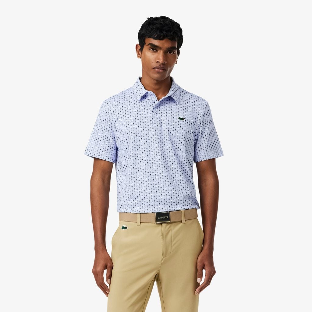 Áo Polo Golf Lacoste Nam Dáng Suông Họa Tiết In