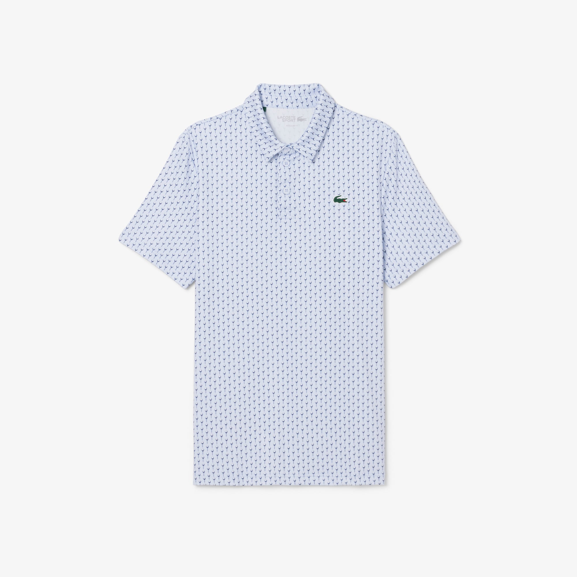 Áo Polo Golf Lacoste Nam Dáng Suông Họa Tiết In