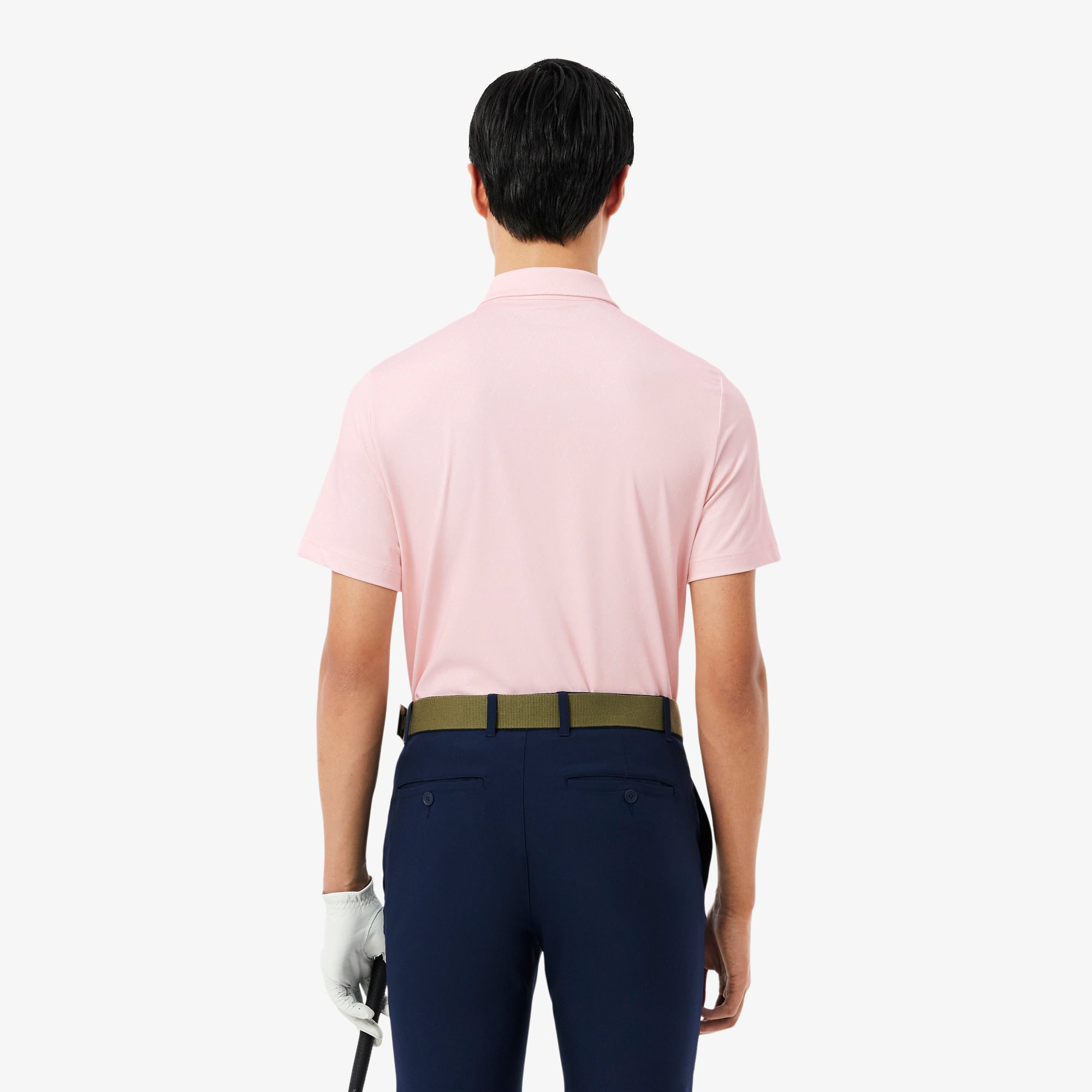 Áo Polo Golf Lacoste Nam Dáng Suông Họa Tiết In