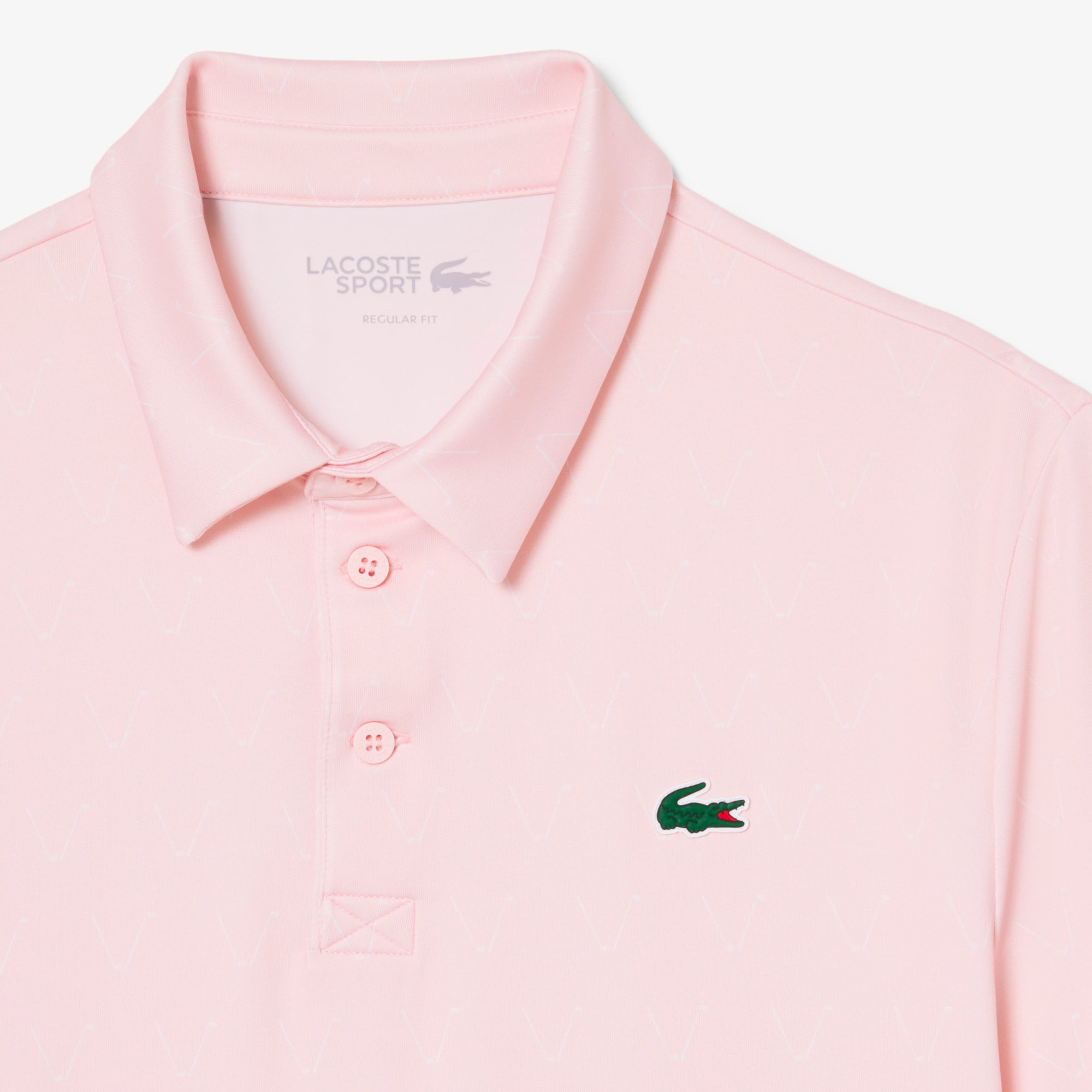 Áo Polo Golf Lacoste Nam Dáng Suông Họa Tiết In