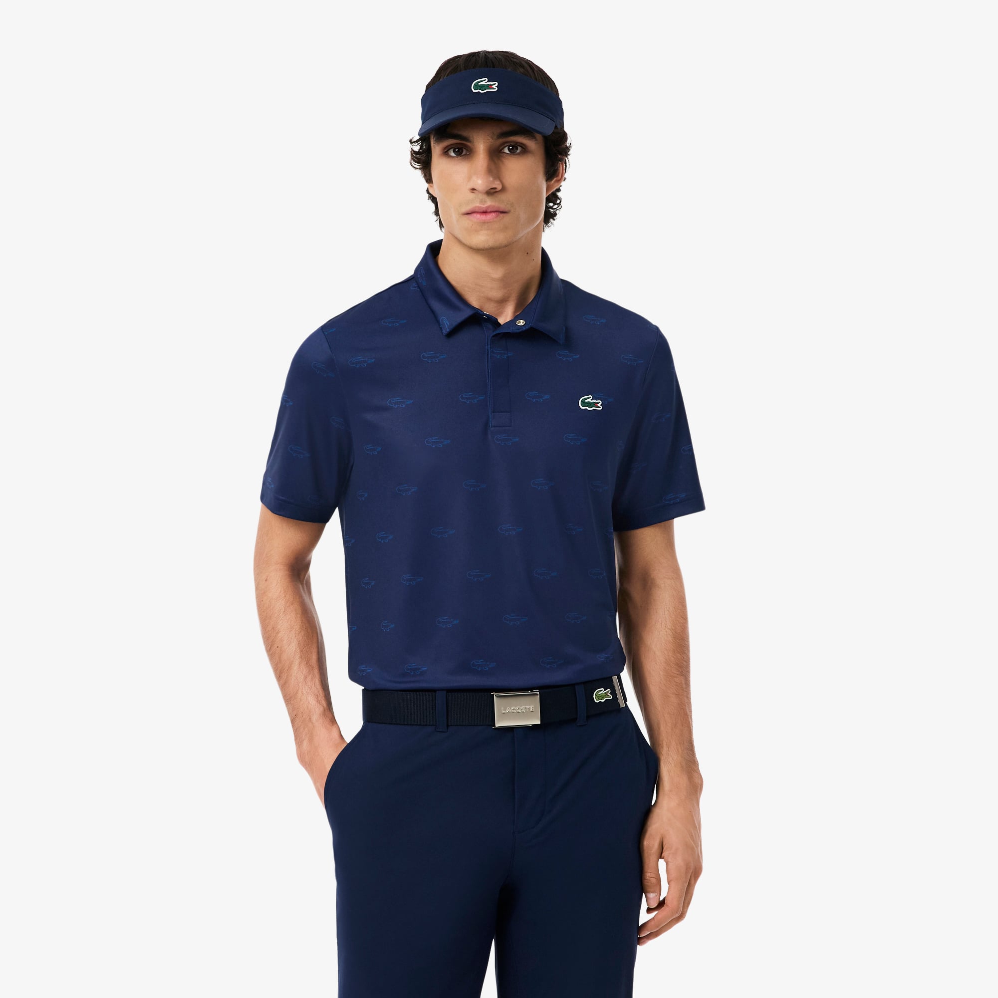 Áo Polo Golf Lacoste Nam Dáng Suông Chống Tia UV