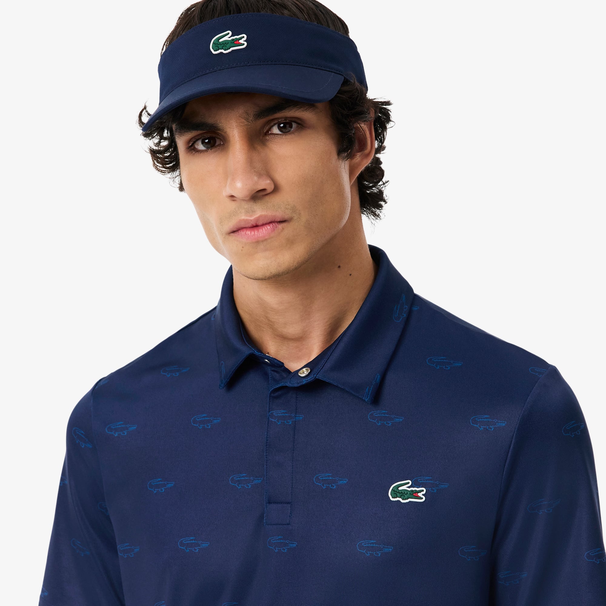 Áo Polo Golf Lacoste Nam Dáng Suông Chống Tia UV