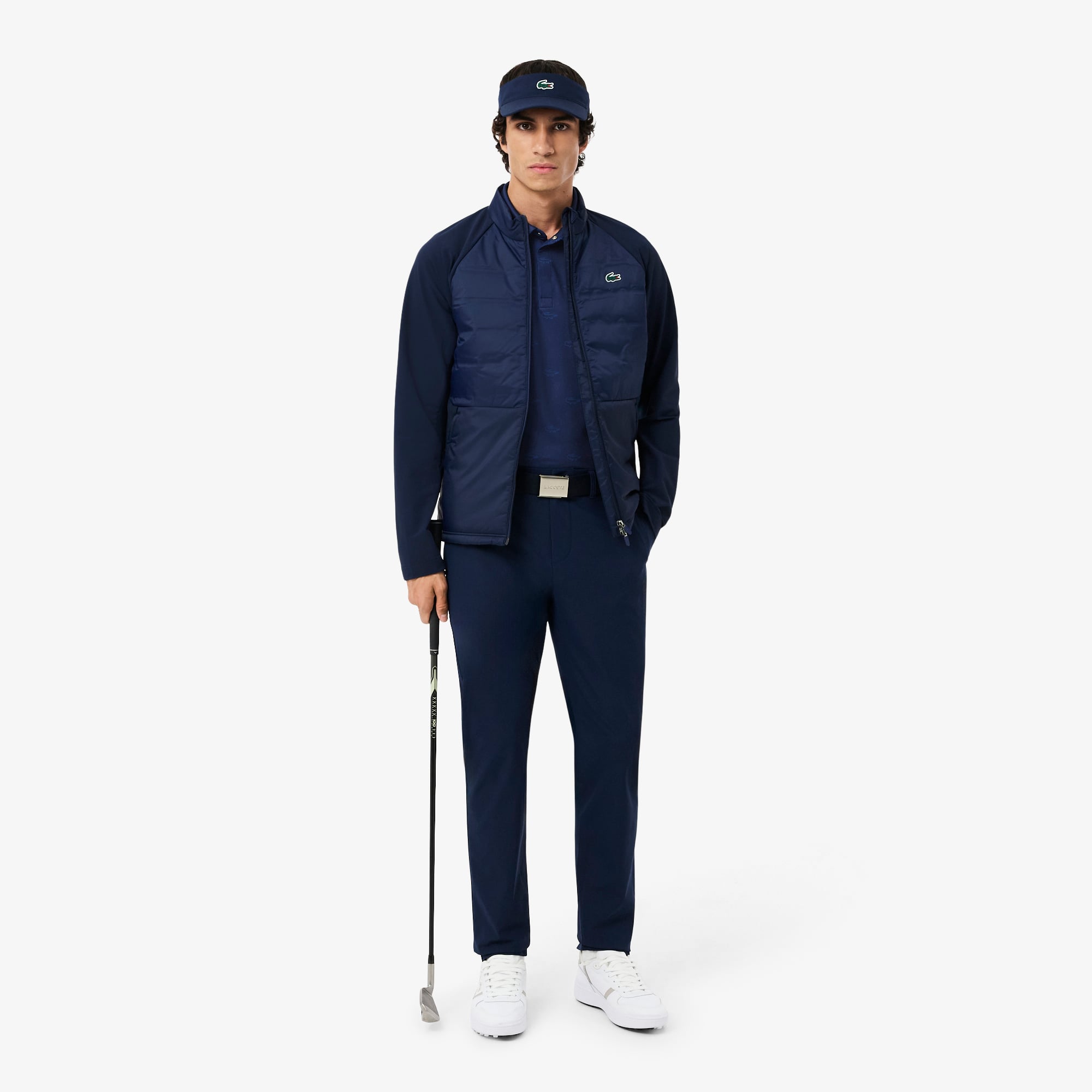 Áo Polo Golf Lacoste Nam Dáng Suông Chống Tia UV