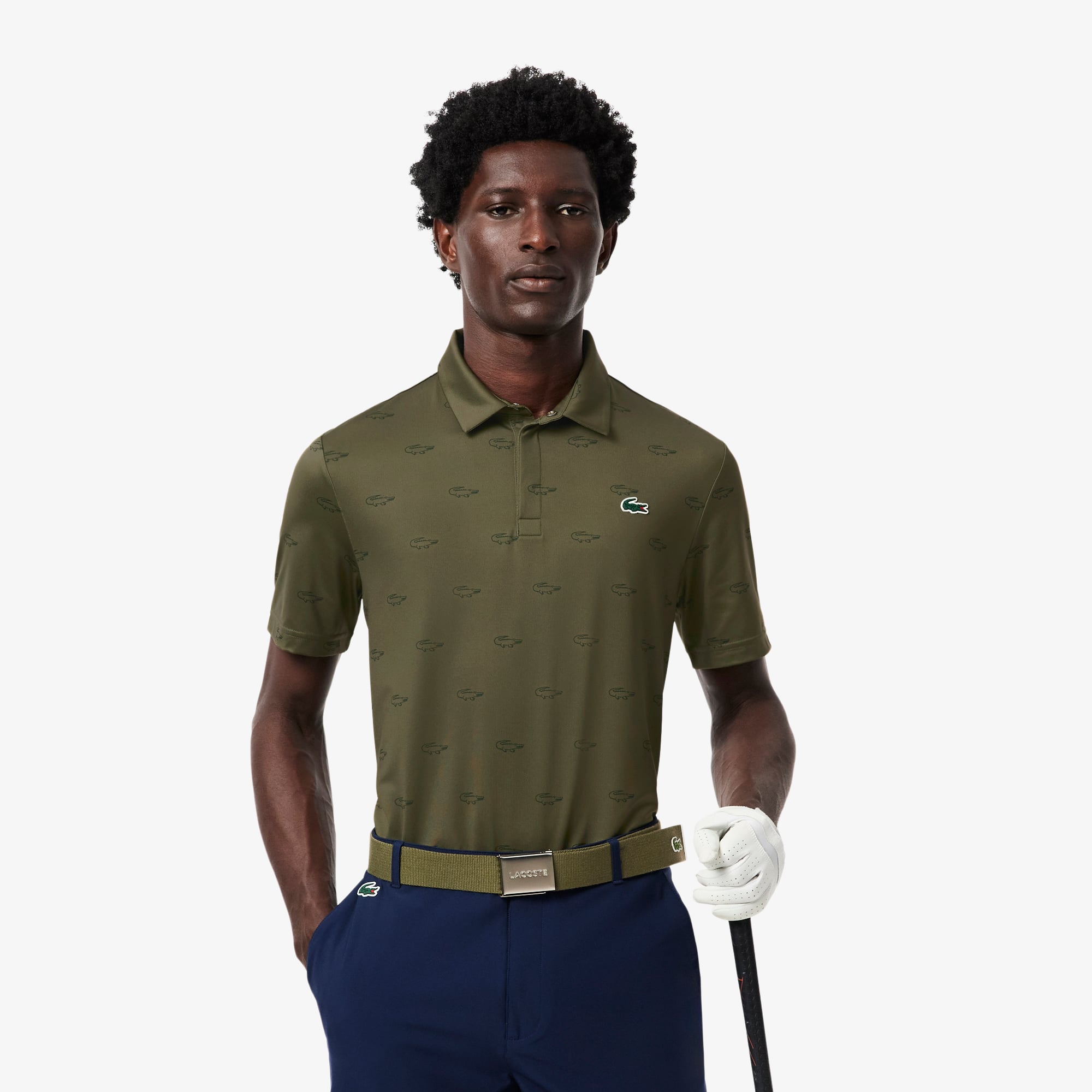 Áo Polo Golf Lacoste Nam Dáng Suông Chống Tia UV