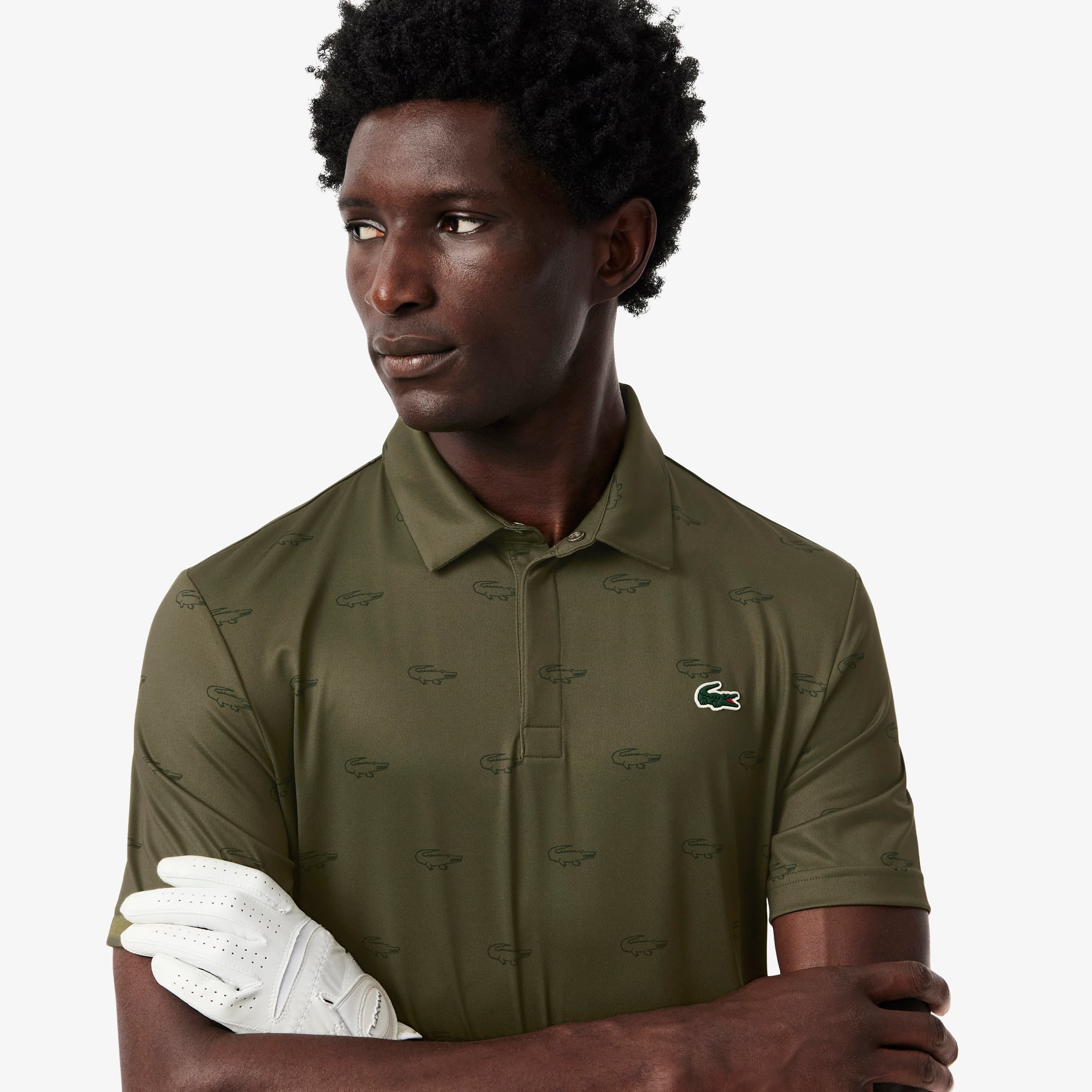 Áo Polo Golf Lacoste Nam Dáng Suông Chống Tia UV