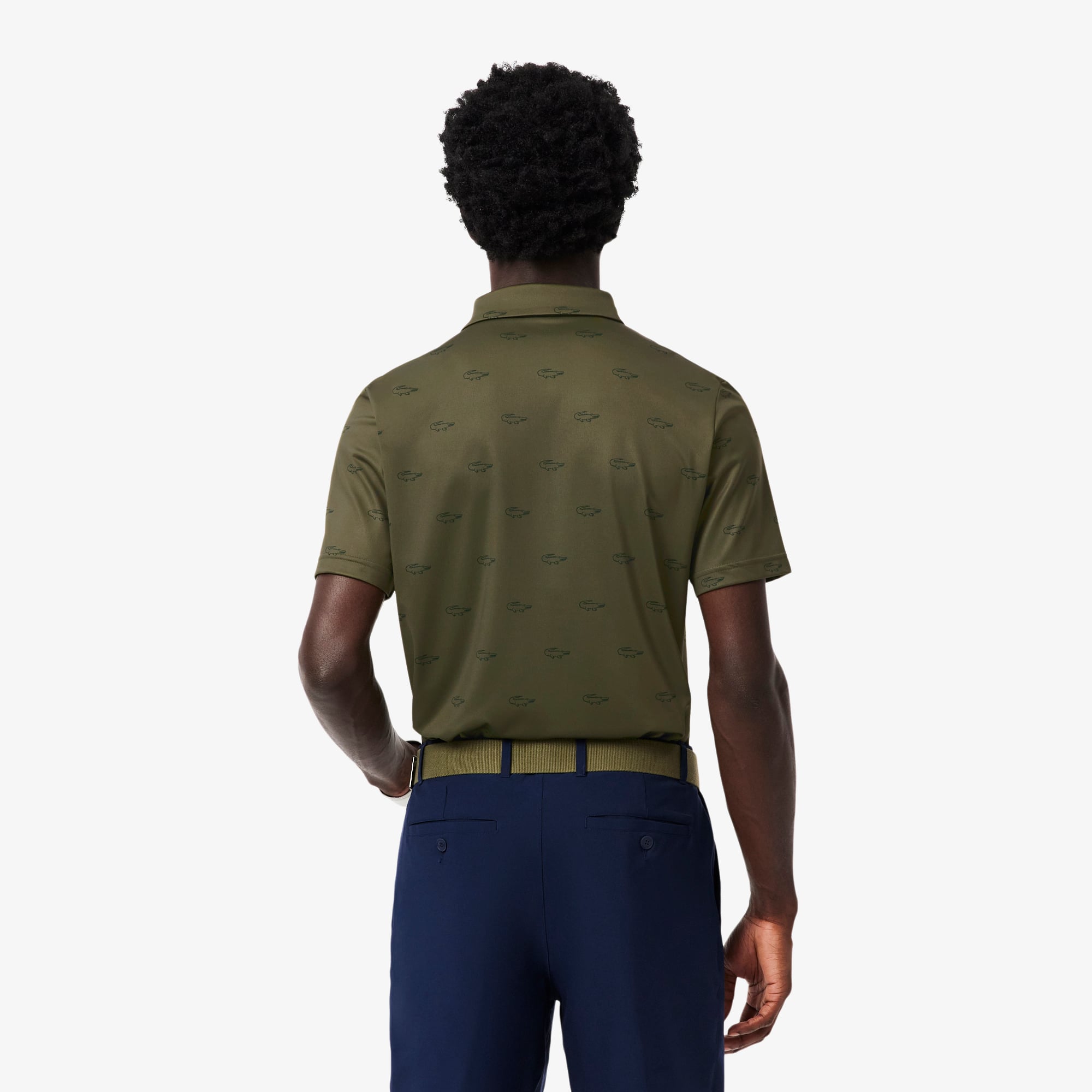 Áo Polo Golf Lacoste Nam Dáng Suông Chống Tia UV