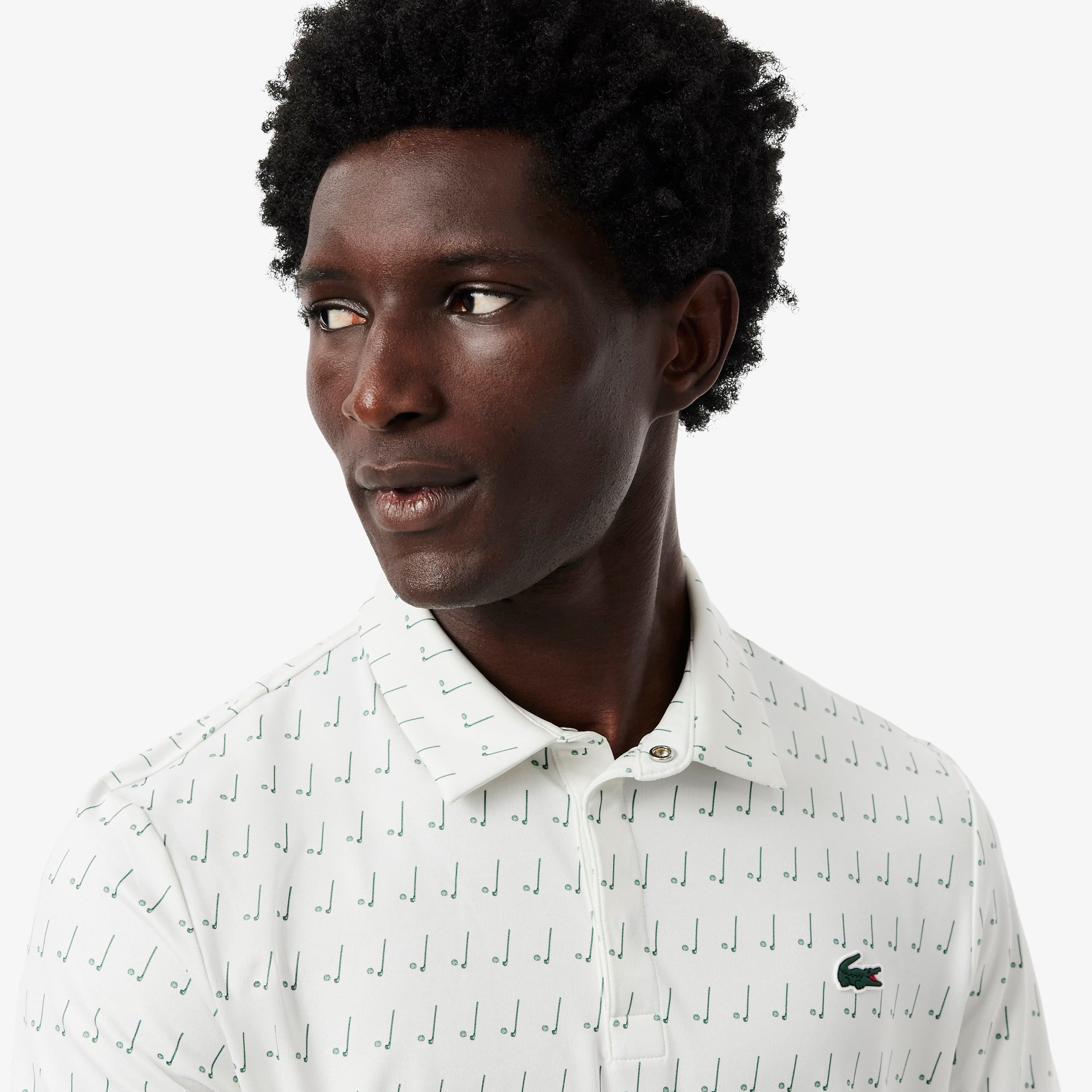 Áo Polo Golf Lacoste Nam Dáng Suông Chống Tia UV