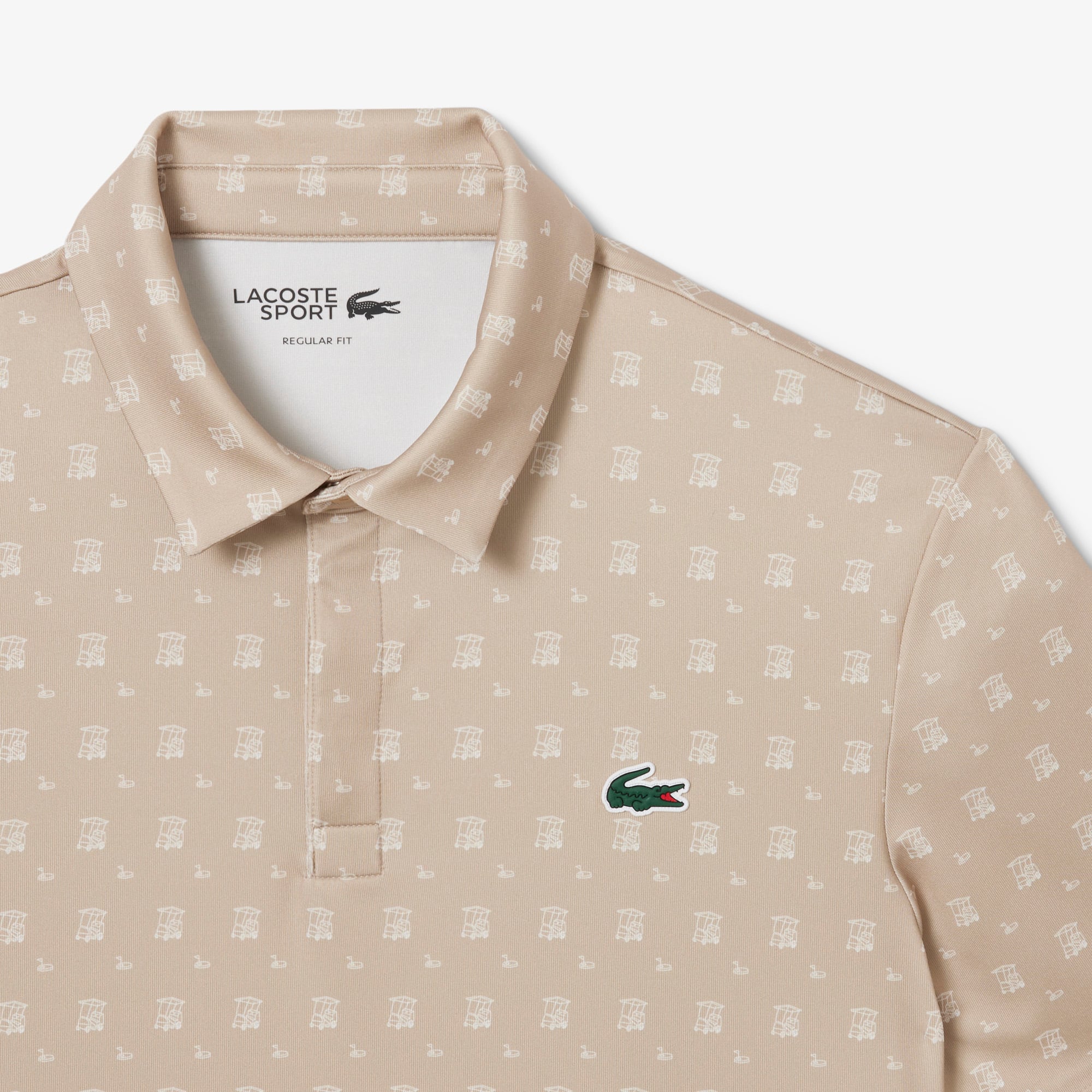 Áo Polo Golf Lacoste Nam Dáng Suông Chống Tia UV