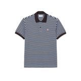 Áo Polo Lacoste Nam Dáng Cổ Điển Dập Nổi Kẻ Sọc