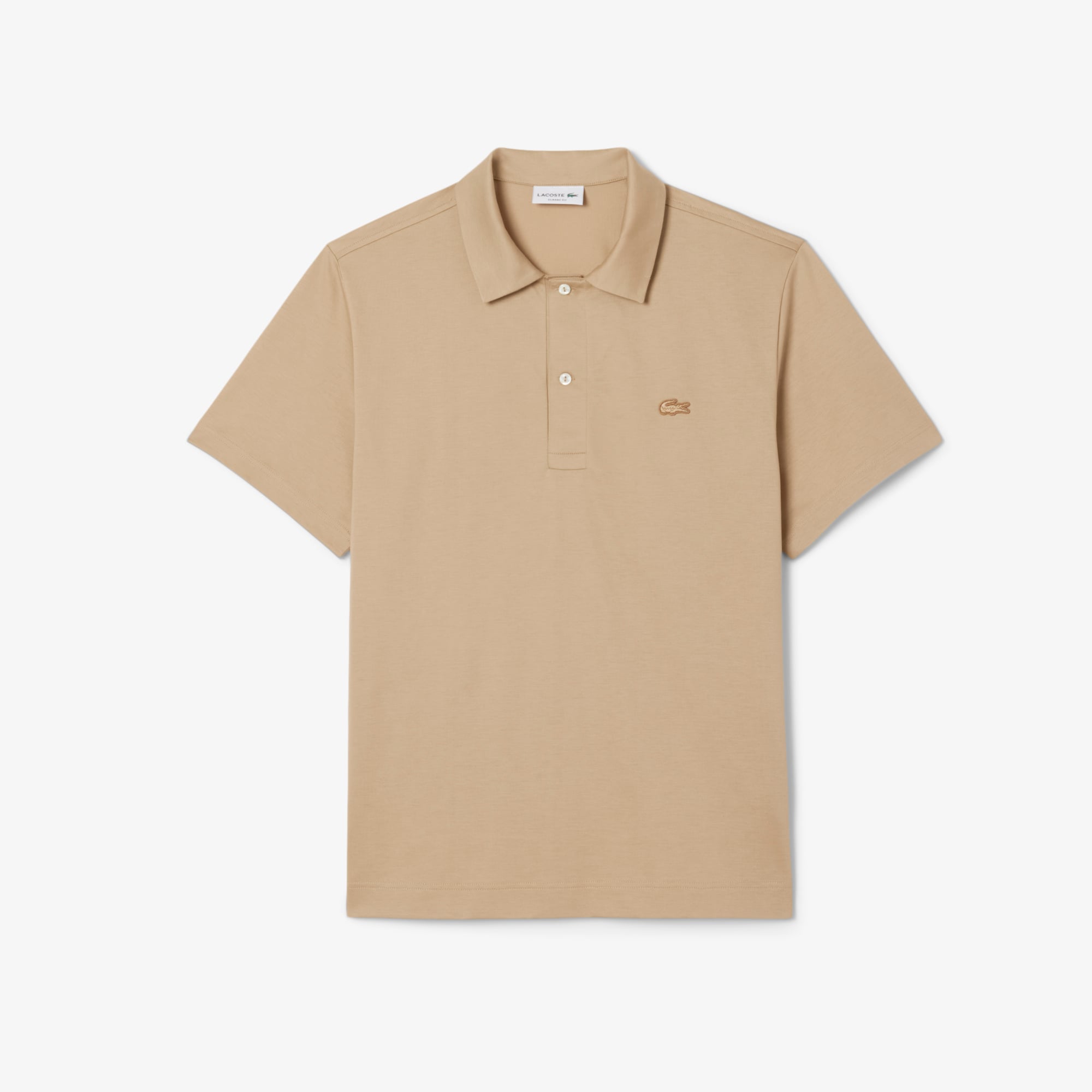 Áo Polo Lacoste Nam Dáng Cổ Điển Cổ Hở Paris Thêu Họa Tiết