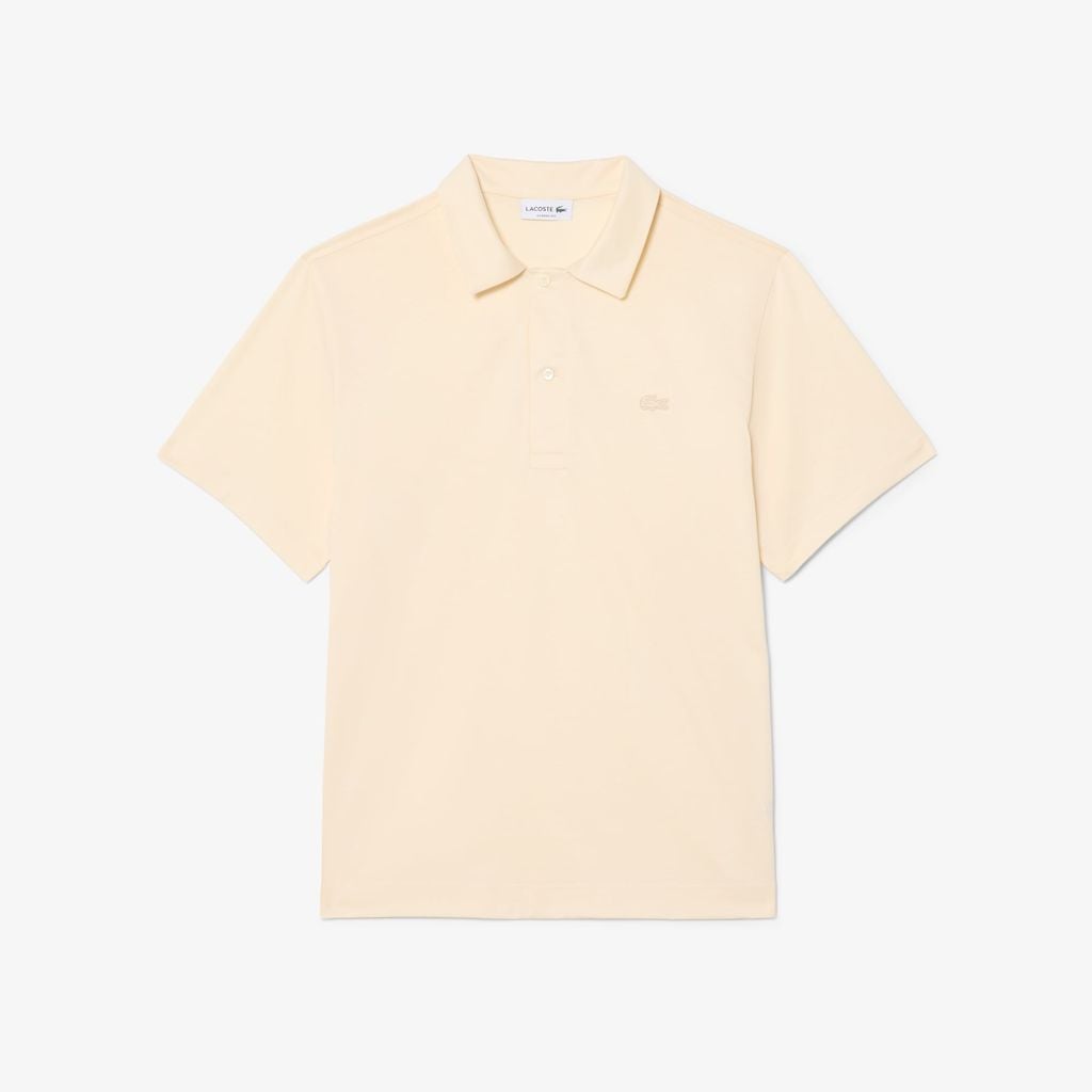 Áo Polo Lacoste Nam Dáng Cổ Điển Cổ Hở Paris Thêu Họa Tiết