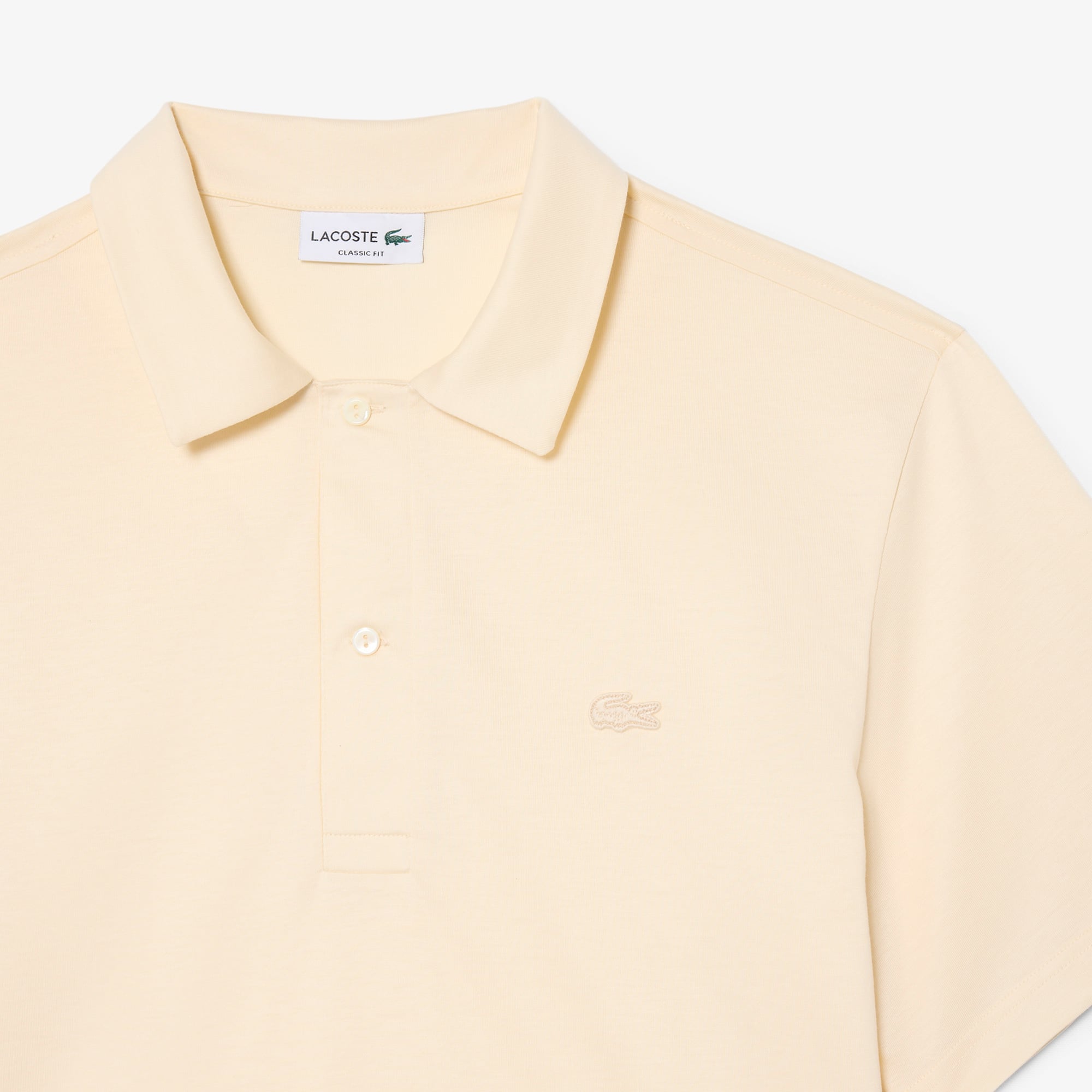 Áo Polo Lacoste Nam Dáng Cổ Điển Cổ Hở Paris Thêu Họa Tiết