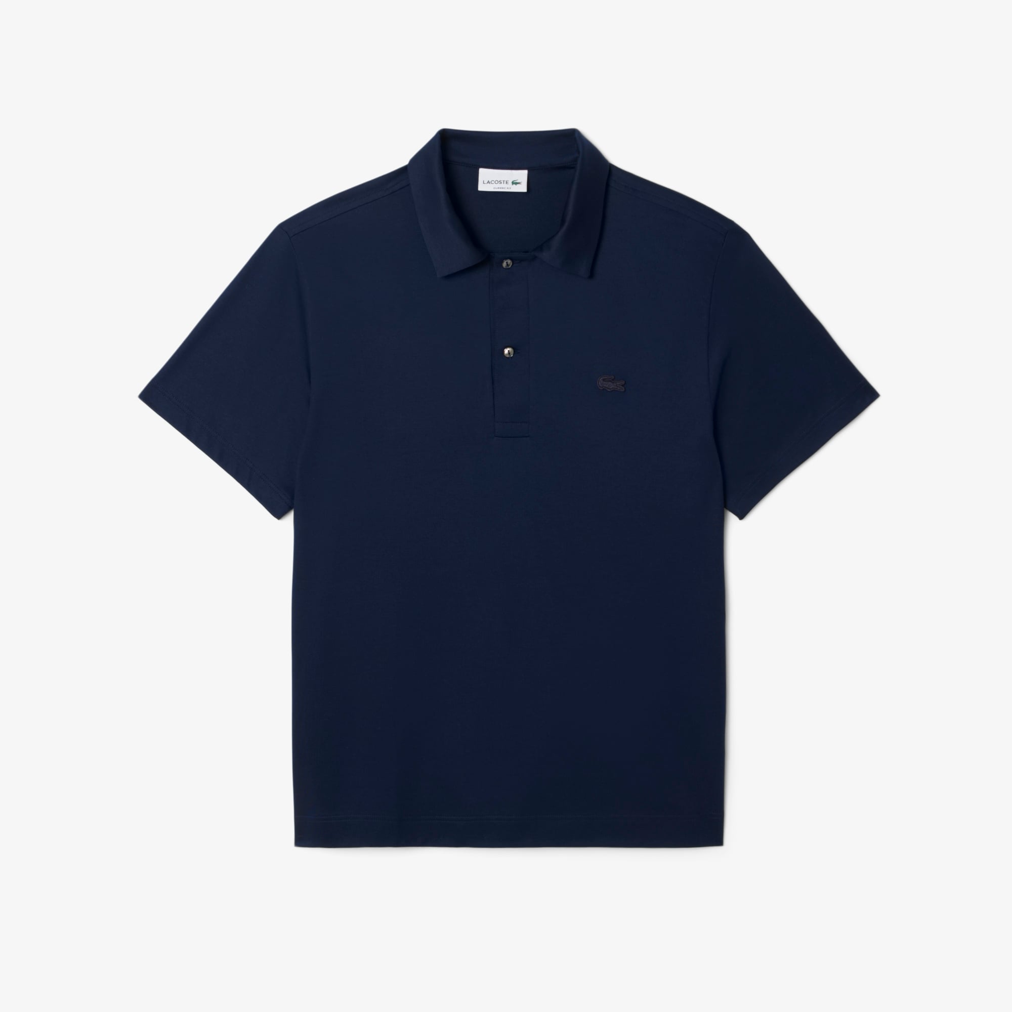 Áo Polo Lacoste Nam Dáng Cổ Điển Cổ Hở Paris Thêu Họa Tiết