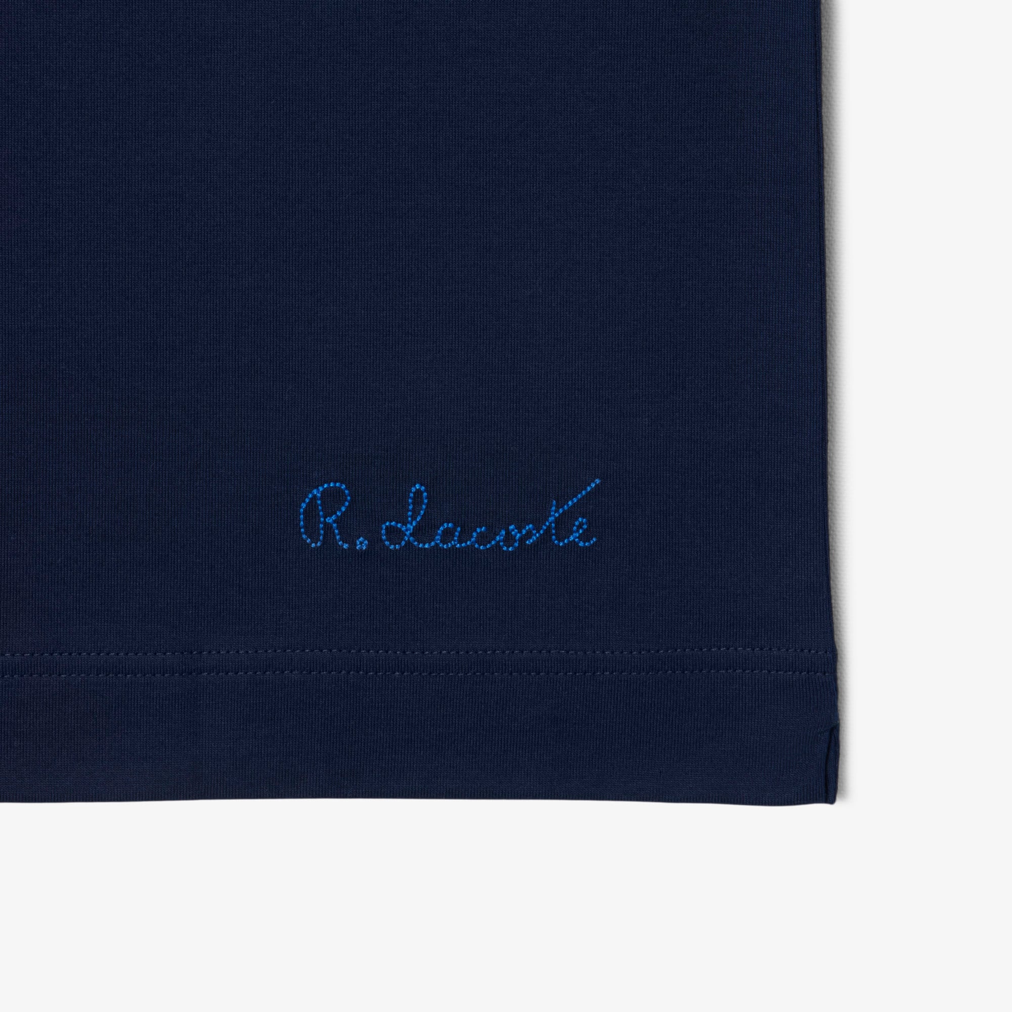 Áo Polo Lacoste Nam Dáng Cổ Điển Cổ Hở Paris Thêu Họa Tiết