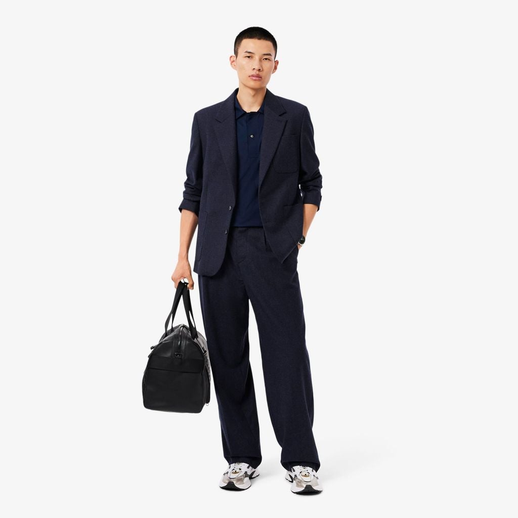 Áo Polo Lacoste Nam Dáng Cổ Điển Cổ Hở Paris Thêu Họa Tiết