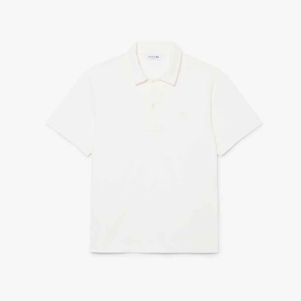 Áo Polo Lacoste Nam Dáng Cổ Điển Cổ Hở Paris Thêu Họa Tiết