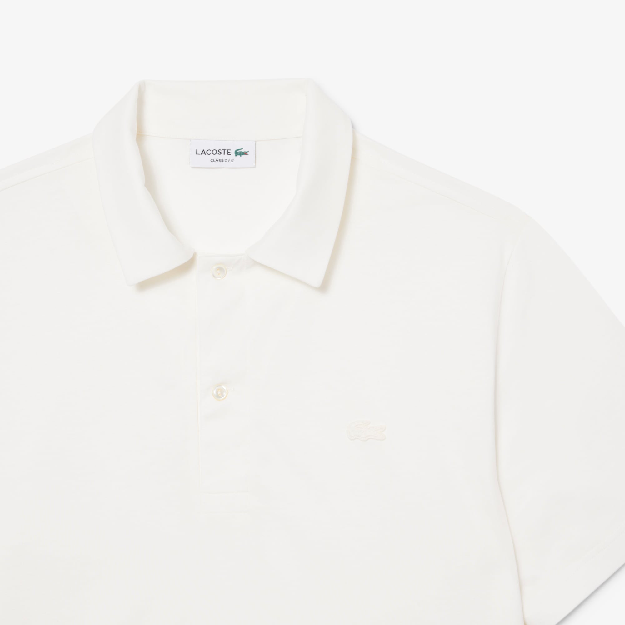 Áo Polo Lacoste Nam Dáng Cổ Điển Cổ Hở Paris Thêu Họa Tiết