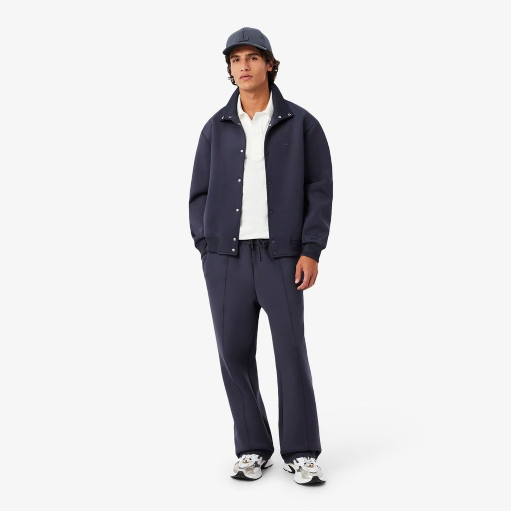 Áo Polo Lacoste Nam Dáng Cổ Điển Cổ Hở Paris Thêu Họa Tiết