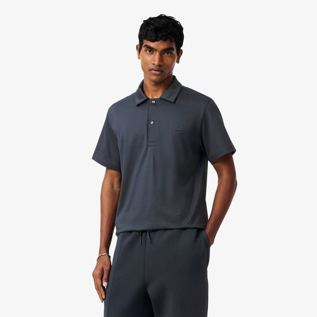 Áo Polo Lacoste Nam Dáng Cổ Điển Cổ Hở Paris Thêu Họa Tiết