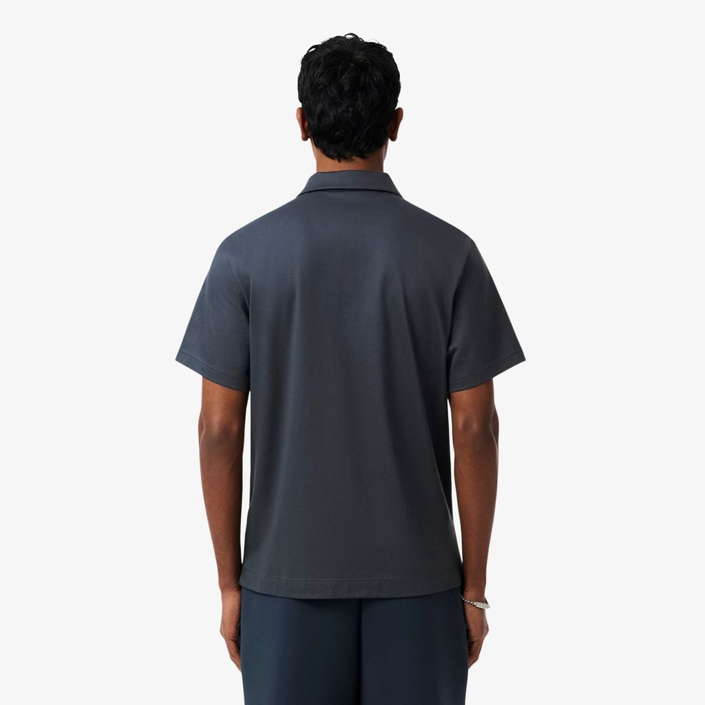 Áo Polo Lacoste Nam Dáng Cổ Điển Cổ Hở Paris Thêu Họa Tiết