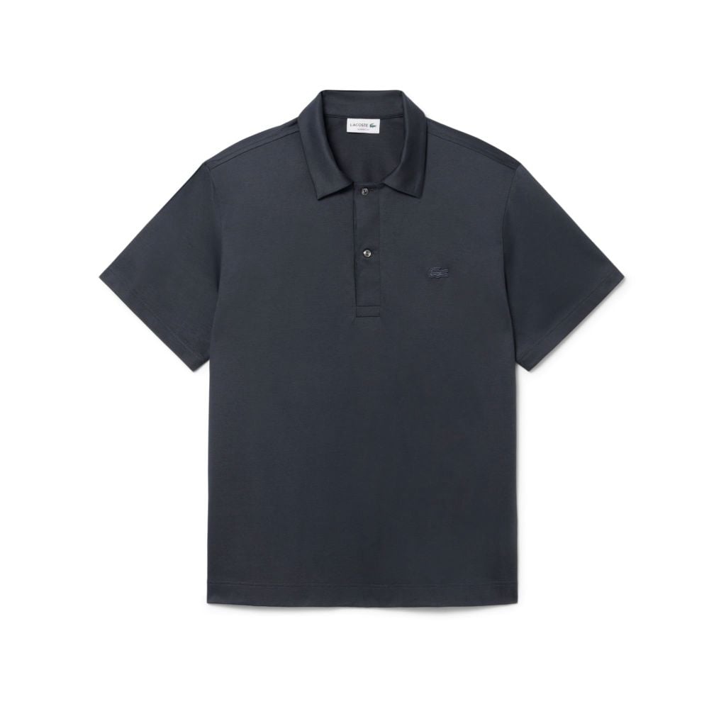 Áo Polo Lacoste Nam Dáng Cổ Điển Cổ Hở Paris Thêu Họa Tiết